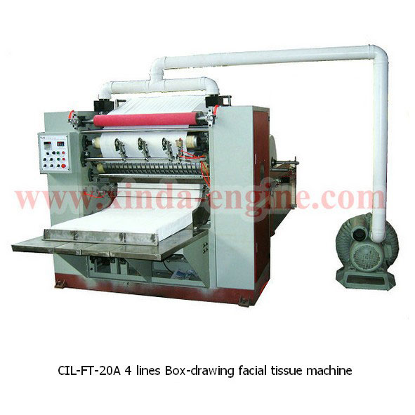 CIL-FT-20A 4 lines Box-drawing facial tissue machine