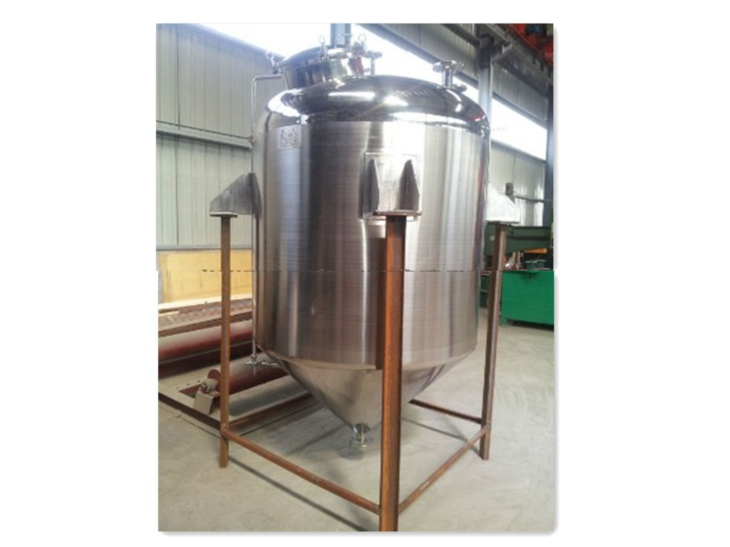 Sanitary 316 stainless steel milk storage tank 