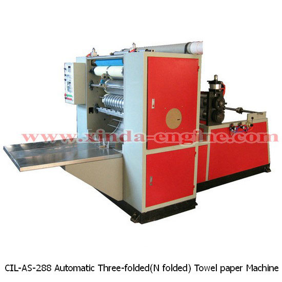 CIL-AS-288 Automatic Three-folded(N folded) Towel paper Machine
