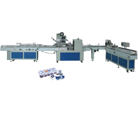 automatic single wrap packing machine for paper roll