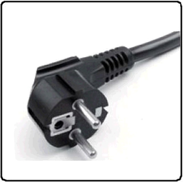 European AC Power Cable with Schuko Plug