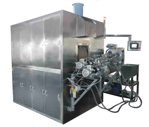 core-poured egg roll machine